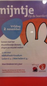 Muziekbeestje in de bieb @ Bibliotheek Koudum