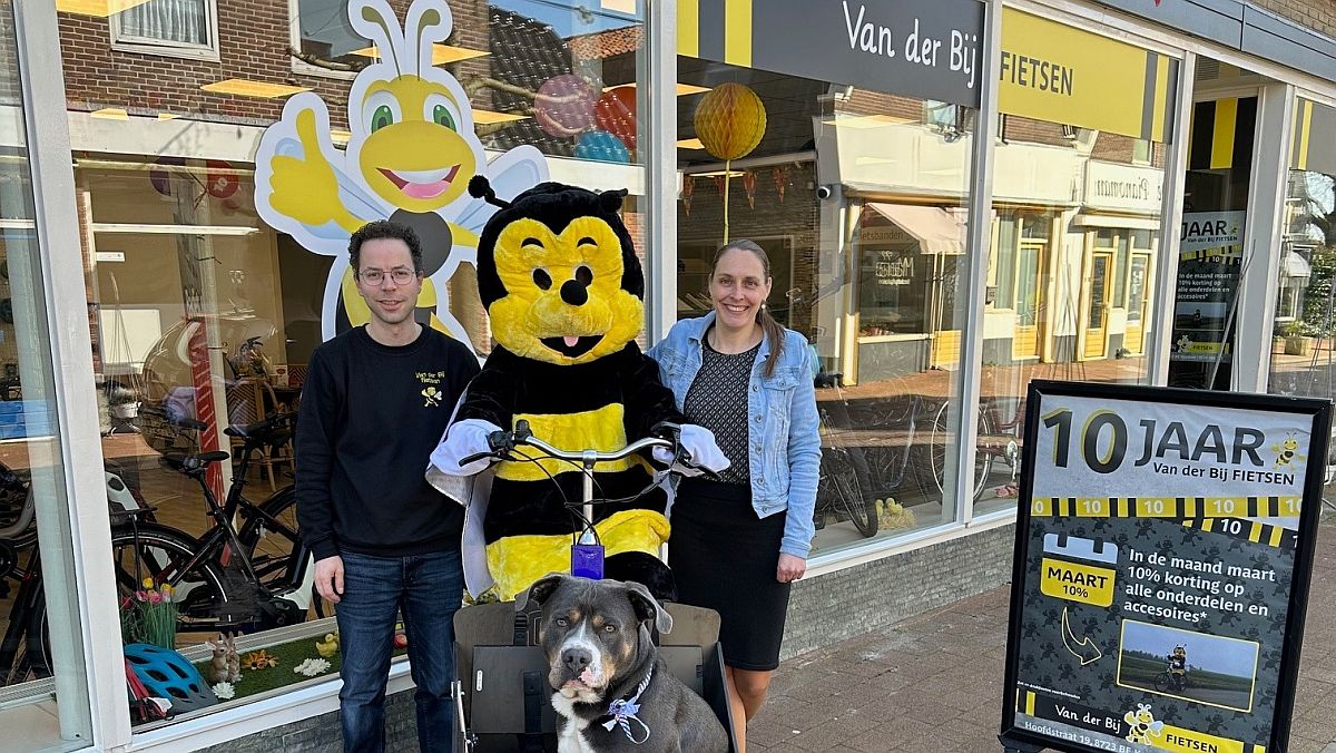 Tien jaar Van der Bij Fietsen in Koudum