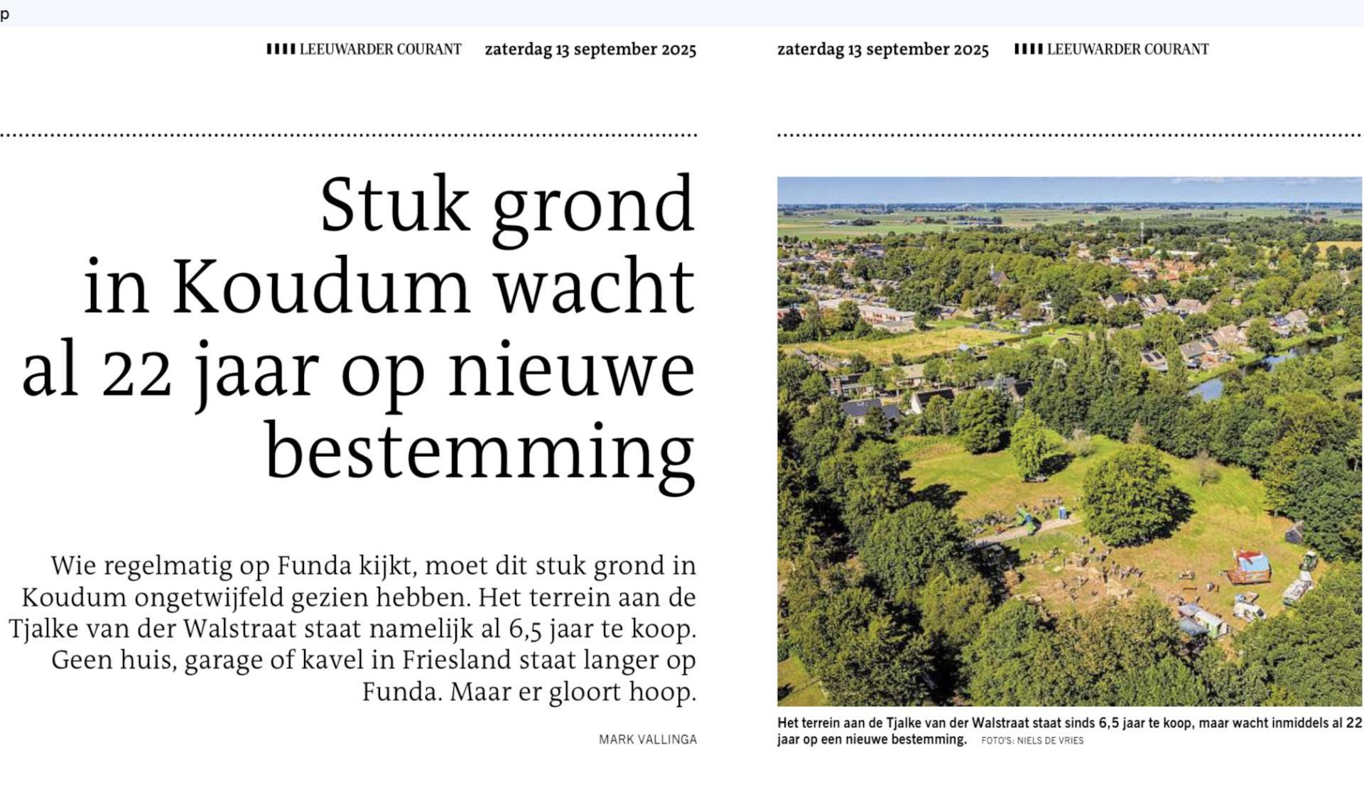 Gebeurt er eindelijk wat met de ‘Beeldentuin’?