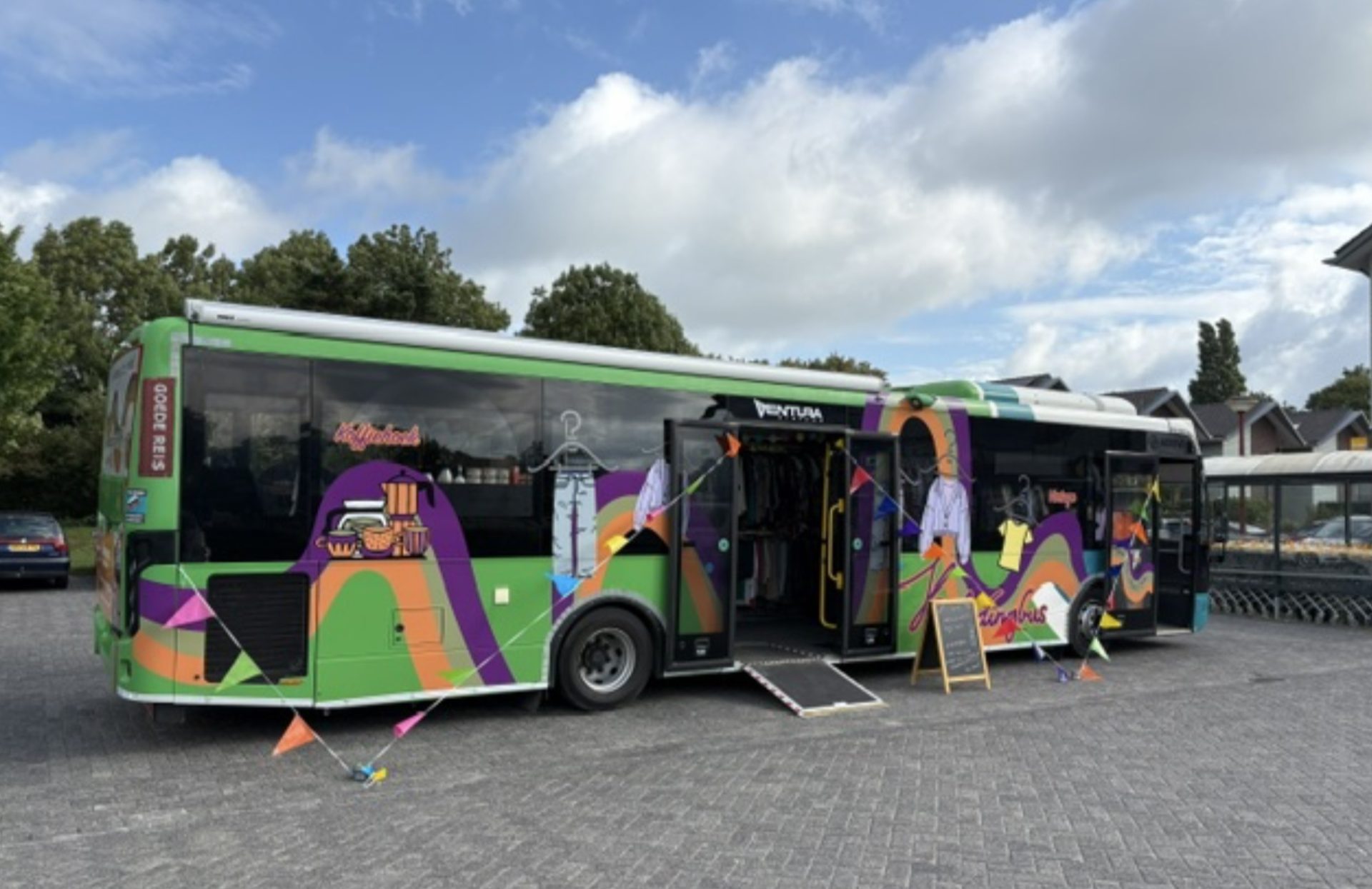 Kledingbus ook naar Koudum