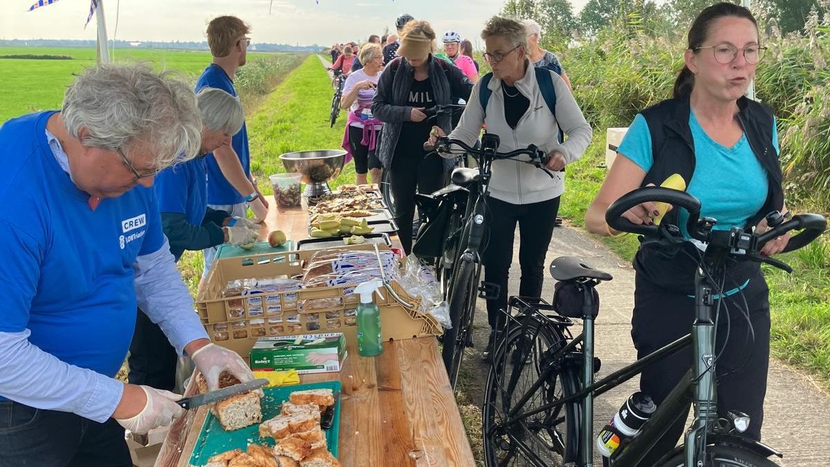 Slow triatlon bij Koudum