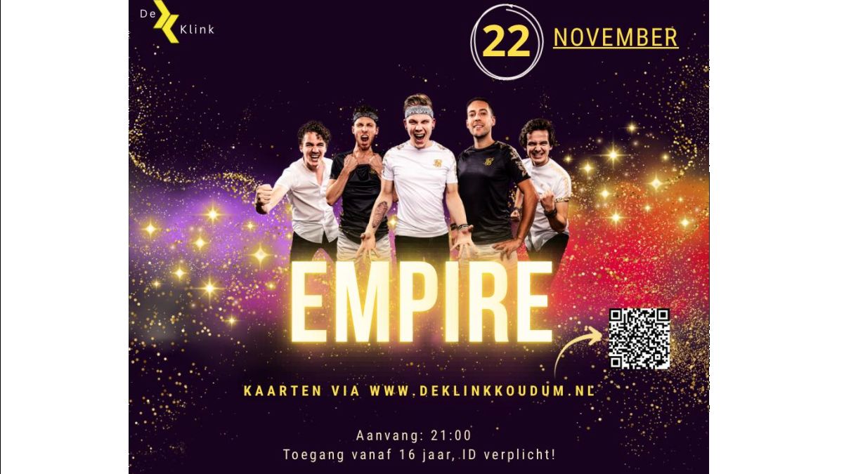 Coverband Empire in de klink