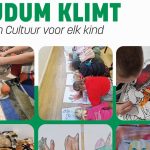 Kunstwerken van kinderen in de Hoofdstraat
