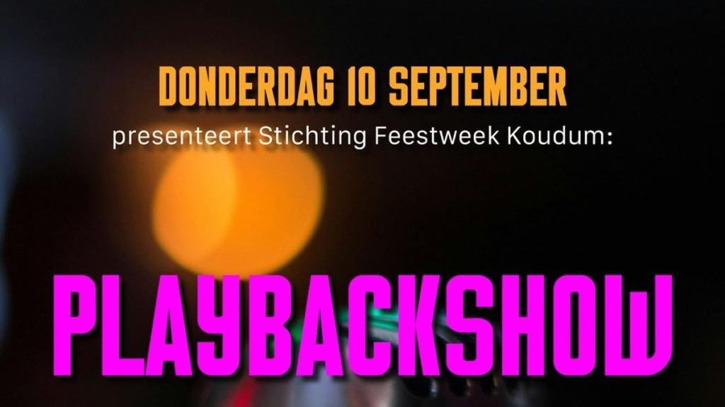 Feestweek Koudum - Playbackshow