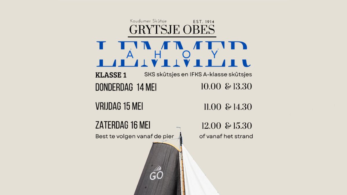 Wisselend succes Koudumer skûtsjes op Lemmer Ahoy