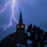 Onweer rond middernacht