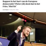 Rappen in het Fries in het Europees Parlement