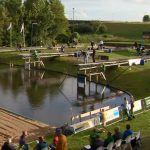 Koudumer ljeppers in actie bij het Keningsljeppen in Burgum
