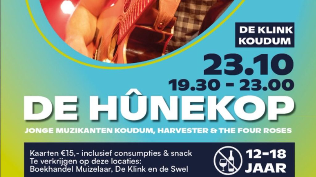 Jeugdpopavond met o.a. De Hûnekop